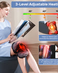 Electric Heating Air Compression Leg Knee Massager for Joint Pain