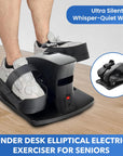 Mini Under-Desk Pedal Exercise Bike & Elliptical Machine | Home Fitness Equipment for Seniors