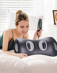 Siyaco Electric Lumbar Traction Massager - Heat Function for Muscle Relaxation, Ergonomic Design Lumbar Traction Device