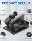 Mini Under-Desk Pedal Exercise Bike & Elliptical Machine | Home Fitness Equipment for Seniors