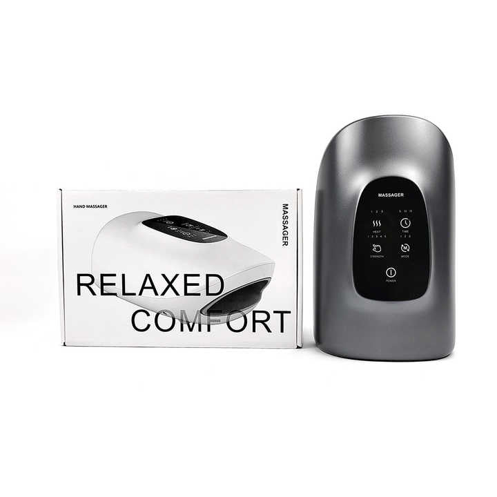 Smart Heated Hand Massager – 2025 Wireless Finger &amp; Joint Therapy with Heat &amp; Compression for Pain Relief &amp; Relaxation