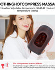Smart Heated Hand Massager – 2025 Wireless Finger & Joint Therapy with Heat & Compression for Pain Relief & Relaxation