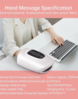 Smart Heated Hand Massager – 2025 Wireless Finger & Joint Therapy with Heat & Compression for Pain Relief & Relaxation
